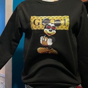 Signature Mickey Mouse print sweater Size S/M